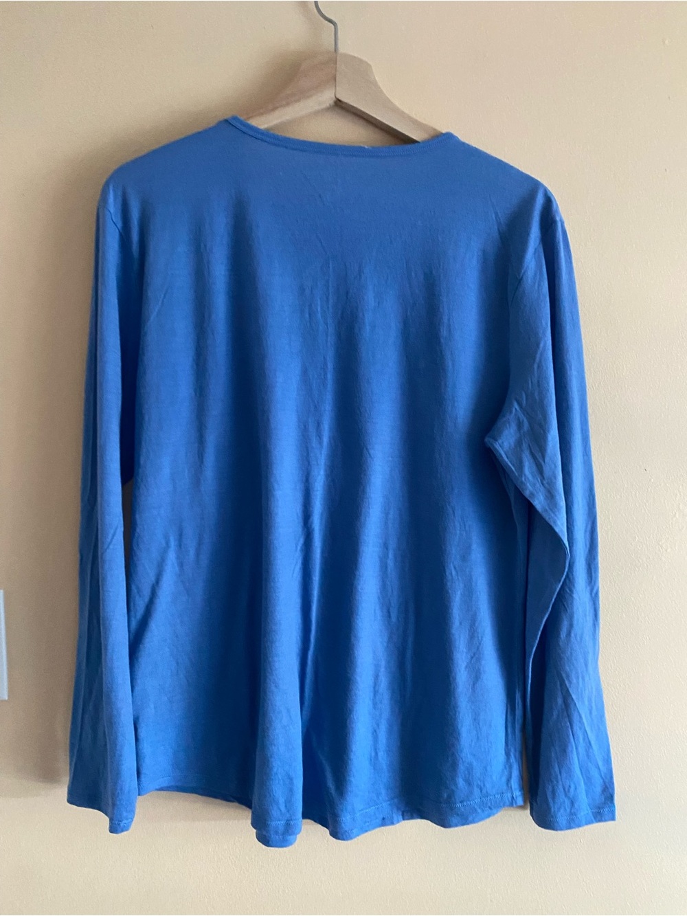 Cloudveil Merino Wool Blend Blue Long Sleeve Crewneck Woman XL Gorpcore Outdoor - Picture 3 of 12